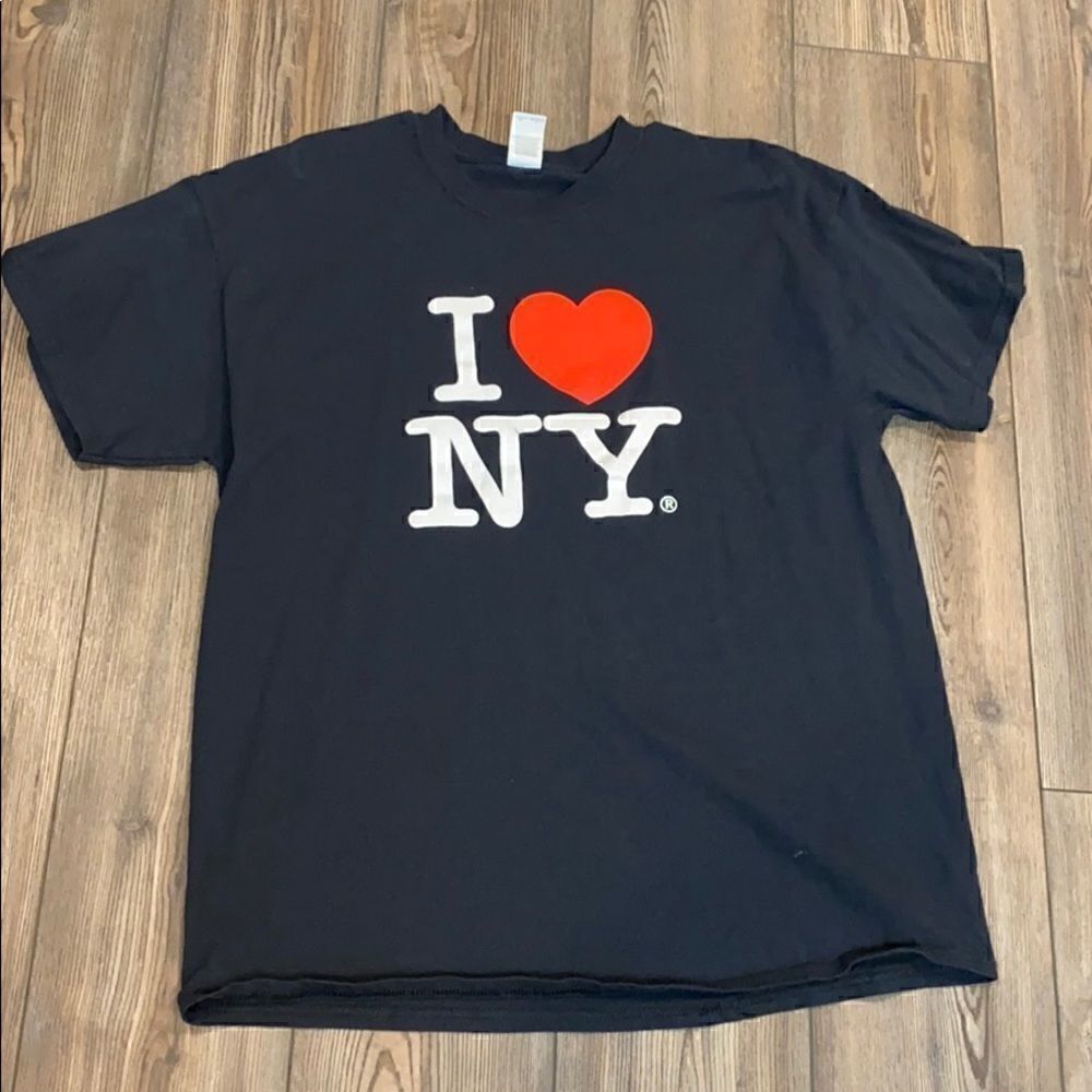 I ❤️NY Black Unisex TShirt XL